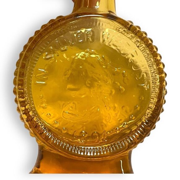 Vintage Wheaton Glass Nevada City, CA Miniature Amber Bottle - Picture 6 of 6